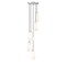 Z-Lite Farrell 5 Light Chandelier, 12in. W x 11in. H, Brushed Nickel 3043P6-5R-BN - alternate 5